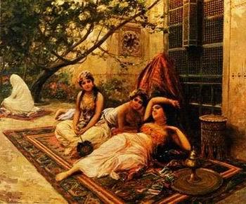 unknow artist Arab or Arabic people and life. Orientalism oil paintings  236 China oil painting art